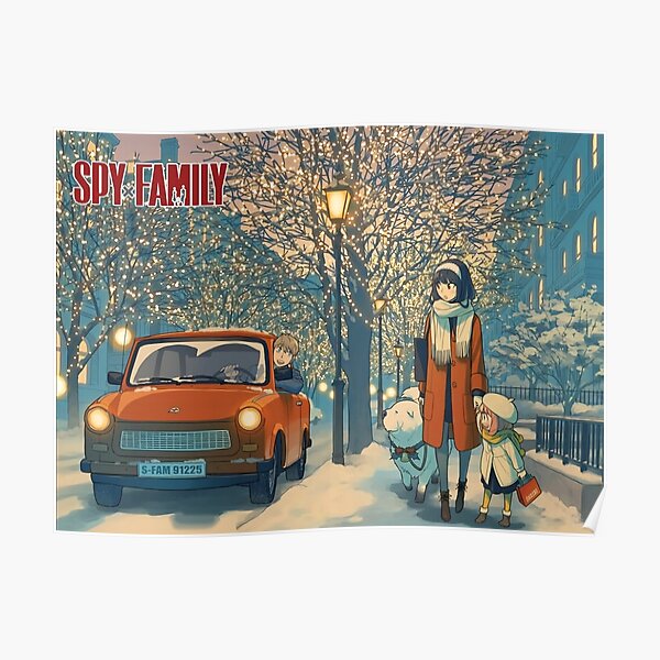 Spy x Family Winter snow Poster RB1804 product Offical spy x family Merch