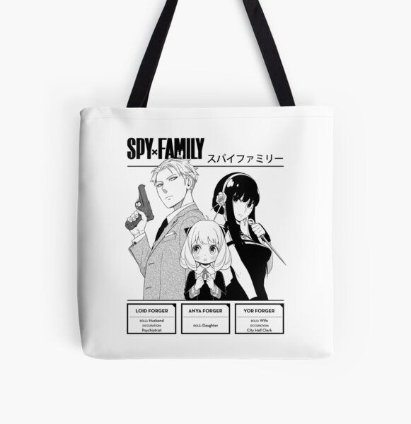 Spy x Family Bags - SPY X FAMILY - Loid Forger, Anya Forger, Yor Forger All  Over Print Tote Bag RB1804