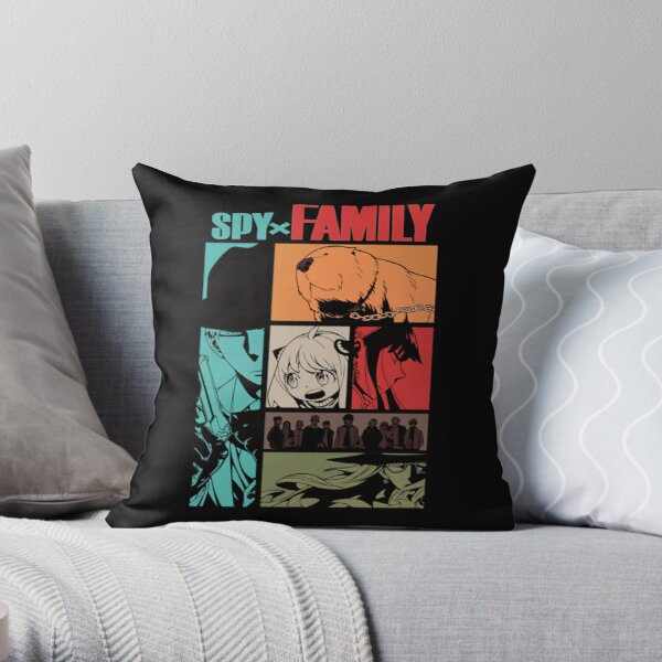 Spy x Family Anya Smug  Throw Pillow RB1804 product Offical spy x family Merch