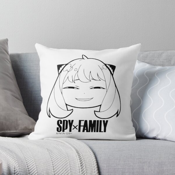 Spy x Family Anya Smug Throw Pillow RB1804 product Offical spy x family Merch