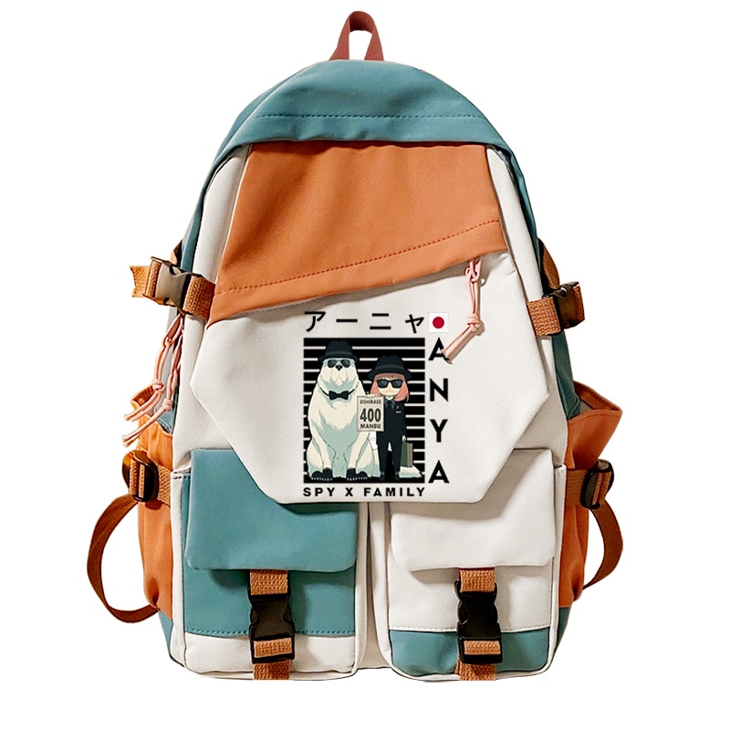 Large Capacity Backpack Female Schoolbag Kawaii Girl Laptop Bag Spy X Family Anya Forger Travel Shoulders - Spy x Family Merch
