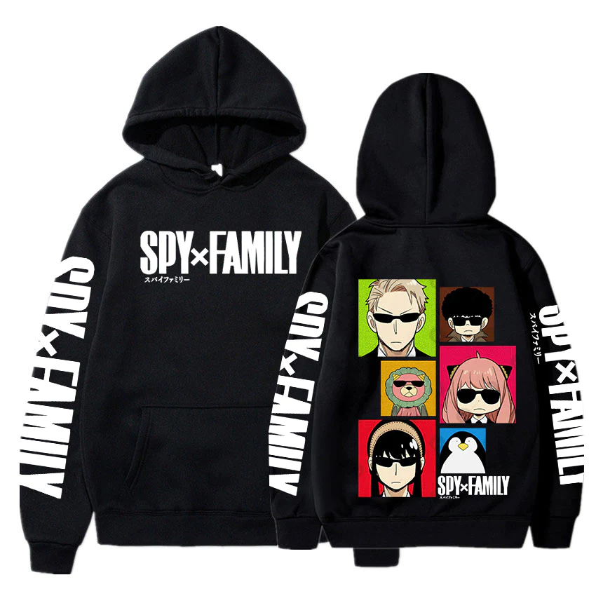 Anime Spy X Family Hoodie Anya Forger Yor Forger Loid Forger Bond Forger Graphic Hoodies - Spy x Family Store