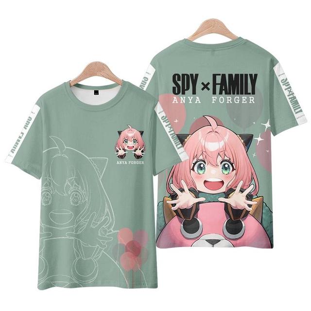 Spy X Family 3D Print T Shirts Anime Kawaii Girl Anya Forger Men Women Fashion Oversized.jpg 640x640 1 - Spy x Family Store